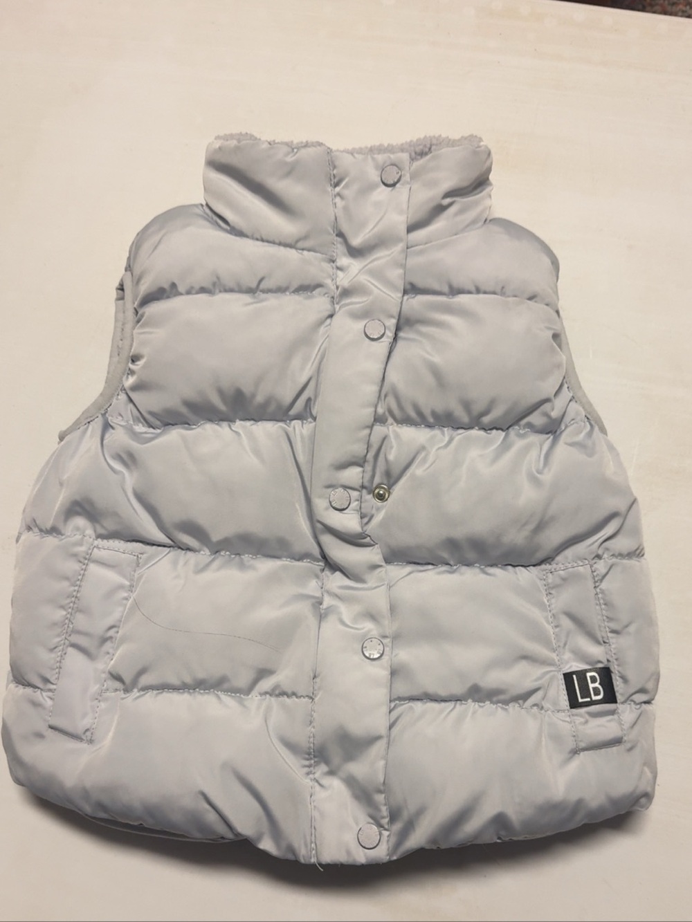 Little Bipsy Kids Puffer Vest in Light Gray
